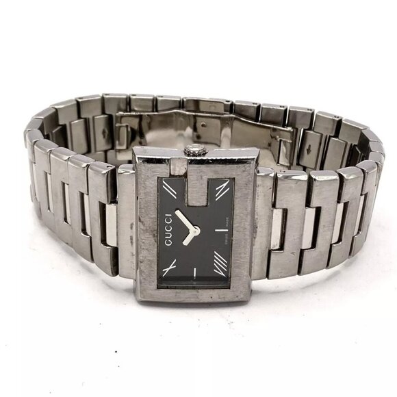 Auth GUCCI - 100L 10091675 Silver Women's Wrist Watch - Picture 4 of 6